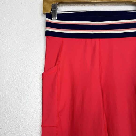 Aerie Red High Rise Leggings Size L Chill Play Move Athleisure Workout Running - Picture 3 of 5